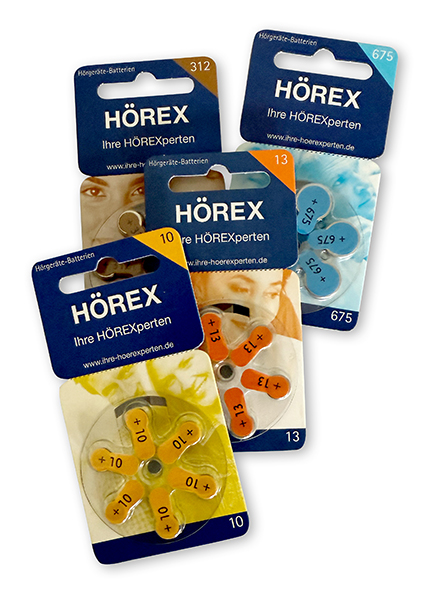 HÖREX Hörgerätebatterien